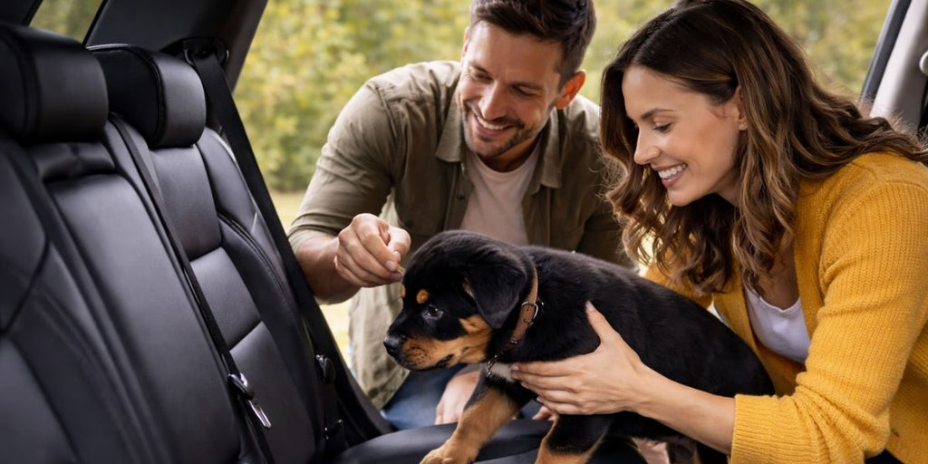 Comment habituer un chiot à la voiture ?